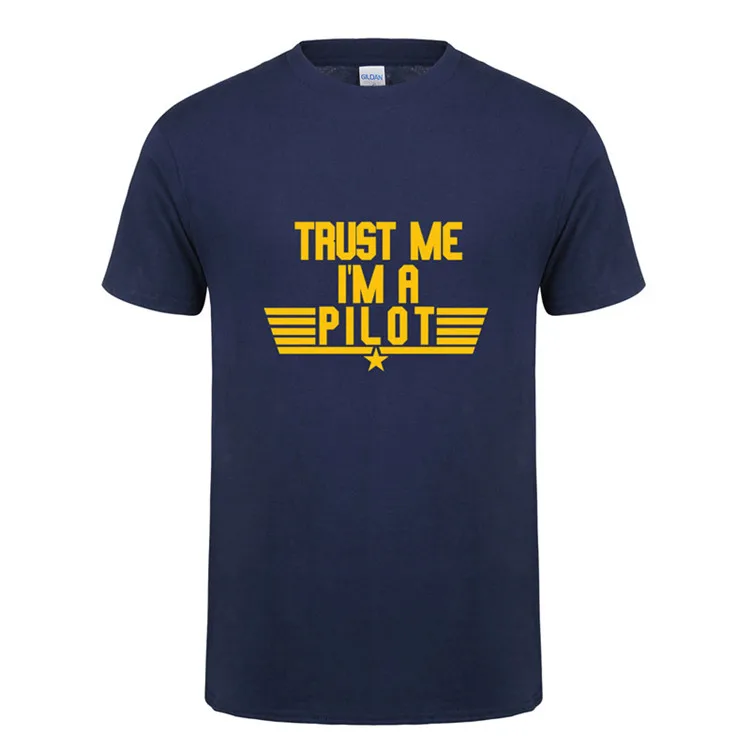 Omnitee Trust Me I'm A Pilot Футболка мужская короткий рукав хлопок Самолет футболки для водителя Мужская одежда Camisetas рубашка OT-737