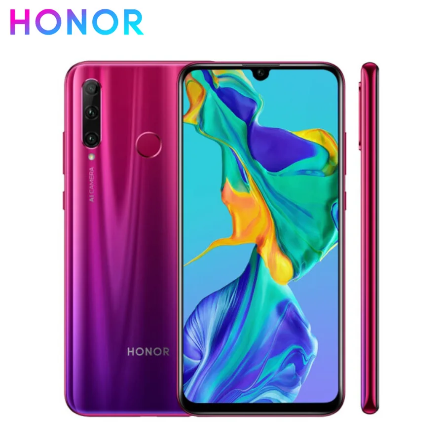 Новый Смартфон Honor 20i 4G LTE 6 21 дюймов ГБ ОЗУ 64 Гб ПЗУ Восьмиядерный Kirin 710 Android 9 0 32 МП