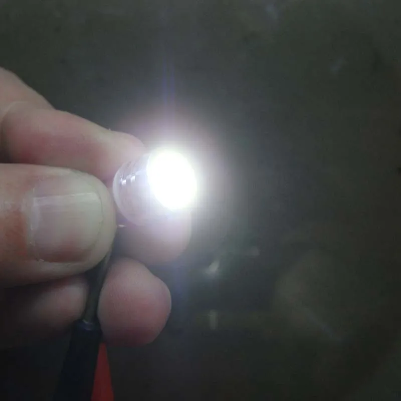 Светодиодная предупреждающая лампа высокой мощности 6 В постоянного тока 3 1 Вт T10