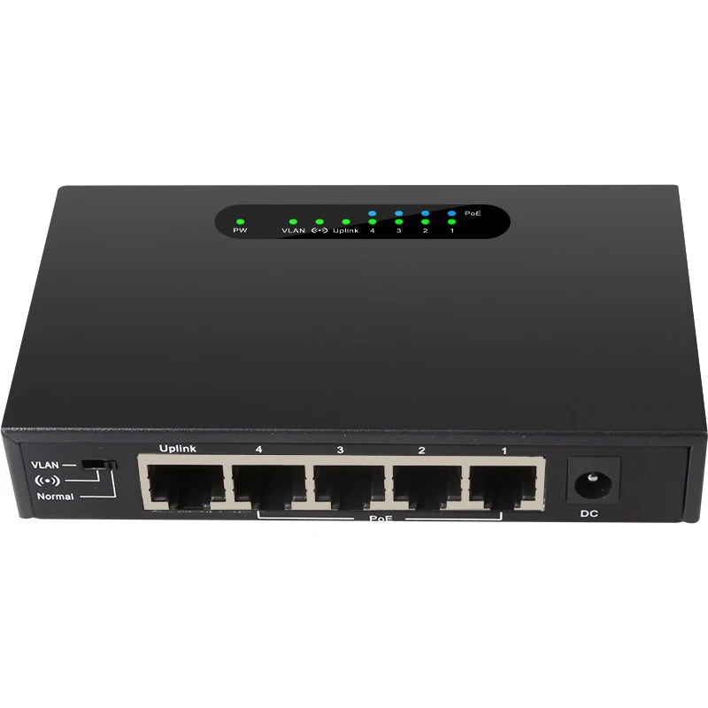 5 port POE switch 48 в 10 портов POE коммутатор Ethernet сетевой коммутатор Встроенный Мощность 8 PoE выключатель инъектор для ip-камеры/беспроводной AP/CCTV системы - Цвет: 5 port POE switch