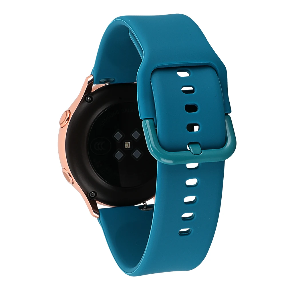 20 мм силиконовый ремешок для часов samsung Galaxy Watch 42 мм/gear Sport/Garmin Vivoactive 3/Vivoactive 3 Music/Forerunner 645 ремешок