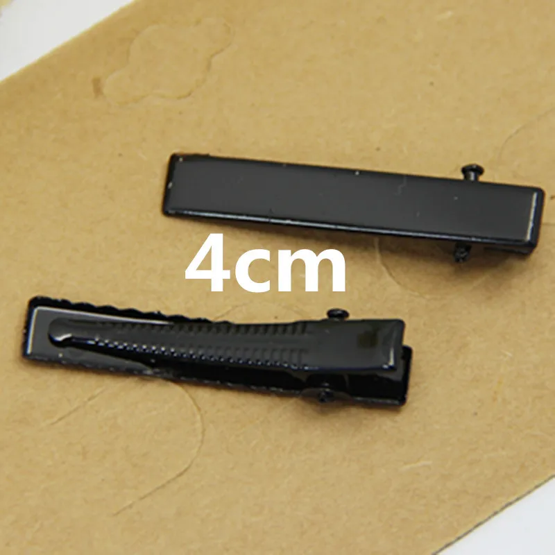 Маленькие Средние Большие заколки для волос черная партия Крокодил Аллигатор