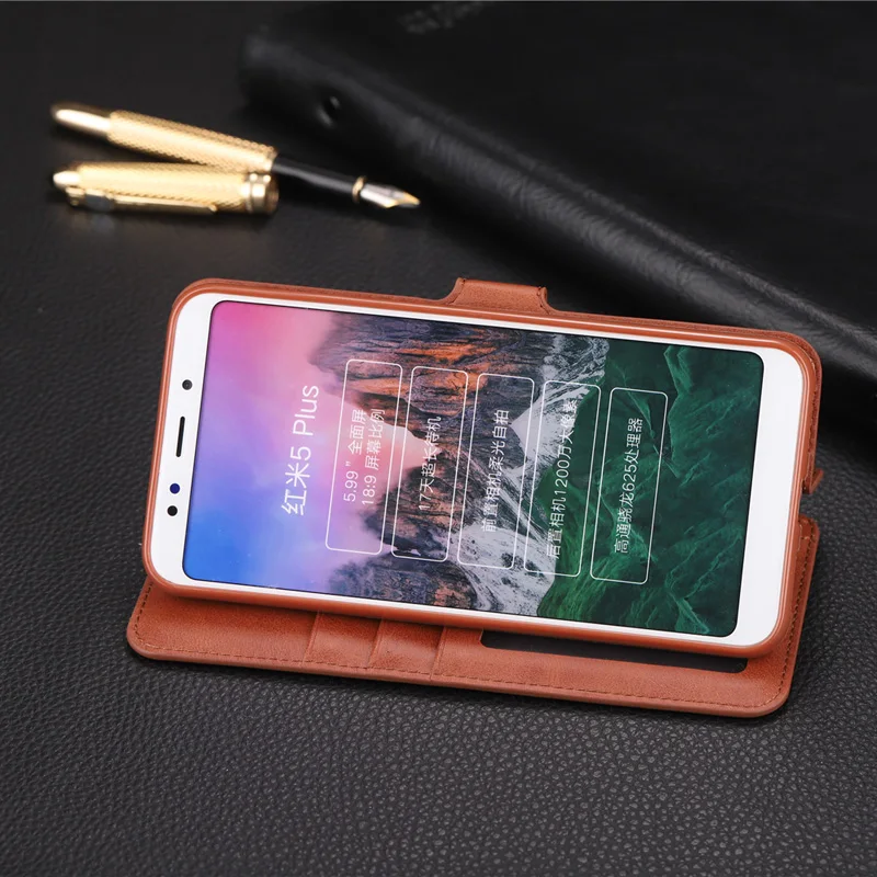 Кожаный чехол бумажник для Xiaomi Redmi Note 8 6 Pro 7 K20 Mi 9T книжка|Чехлы-портмоне| |