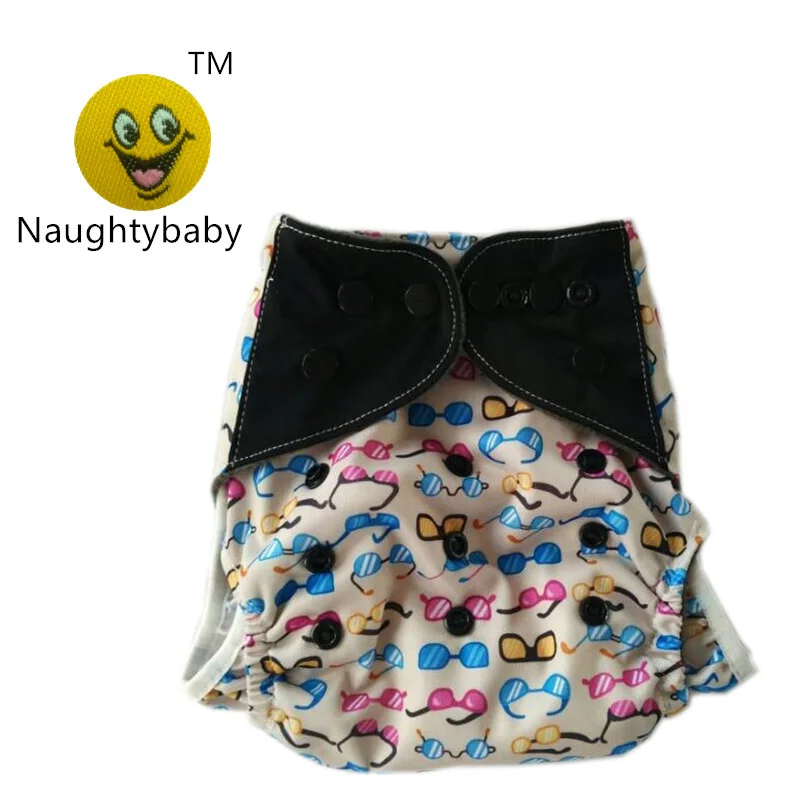 2015 New Arrival Naughtybaby  300 Pcs Bamboo Charcoal  AIO AI2 Baby Cloth Diapers Nappies  ALL In  One Size Free Shipping