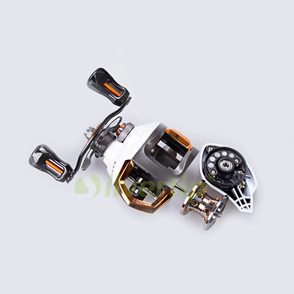 Бесплатная Доставка 12 + 1 BB 6.3: Наживка Литья Рыболовная Катушка Baitcasting Baitcast