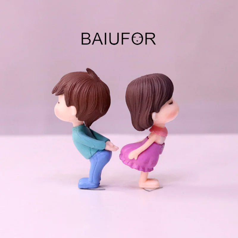 BAIUFOR кукла Пара миниатюрный любовник Поцелуй Прекрасный Мальчик и девочка