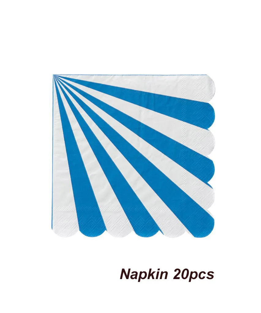 69 шт./компл. одноразовые вечерние НАБОРЫ ПОСУДЫ С Разноцветными полосками