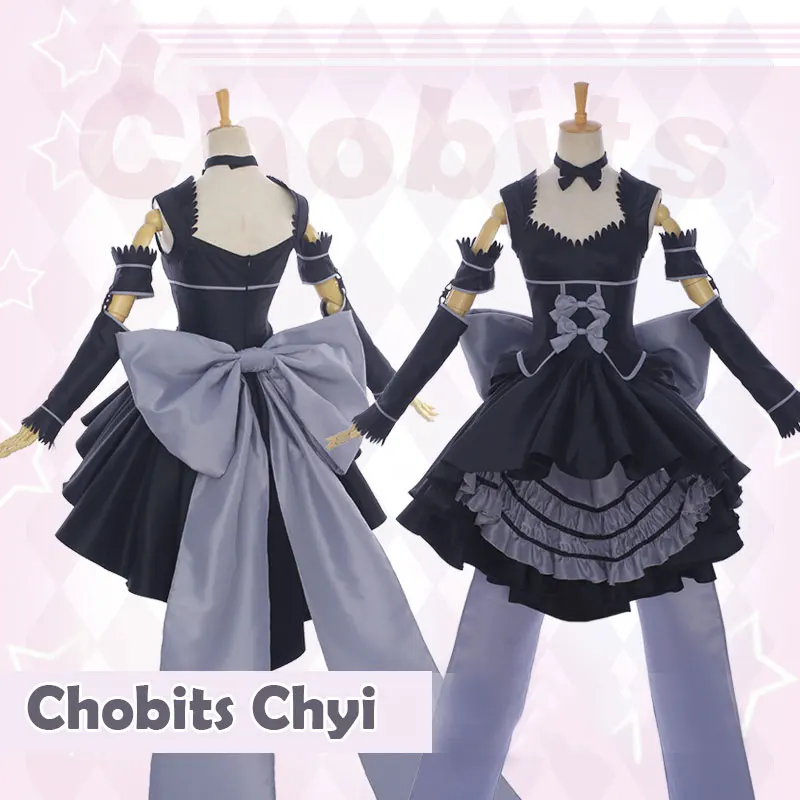 [Сток] аниме Chobits Chi Freya Elda Косплей Костюм Chyi Лолита платье для девочек женщин