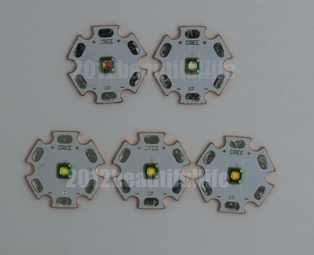 Оригинальный CREE XPE XP E Photo красный зеленый синий янтарный белый инфракрасный 730 нм 3