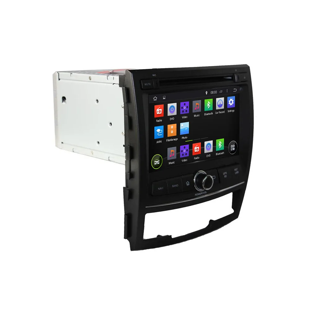 KLYDE 7 &quot2 Din 8 ядерный Android 0 автомобильный dvd плеер для SsangYong Korando 2010 2013