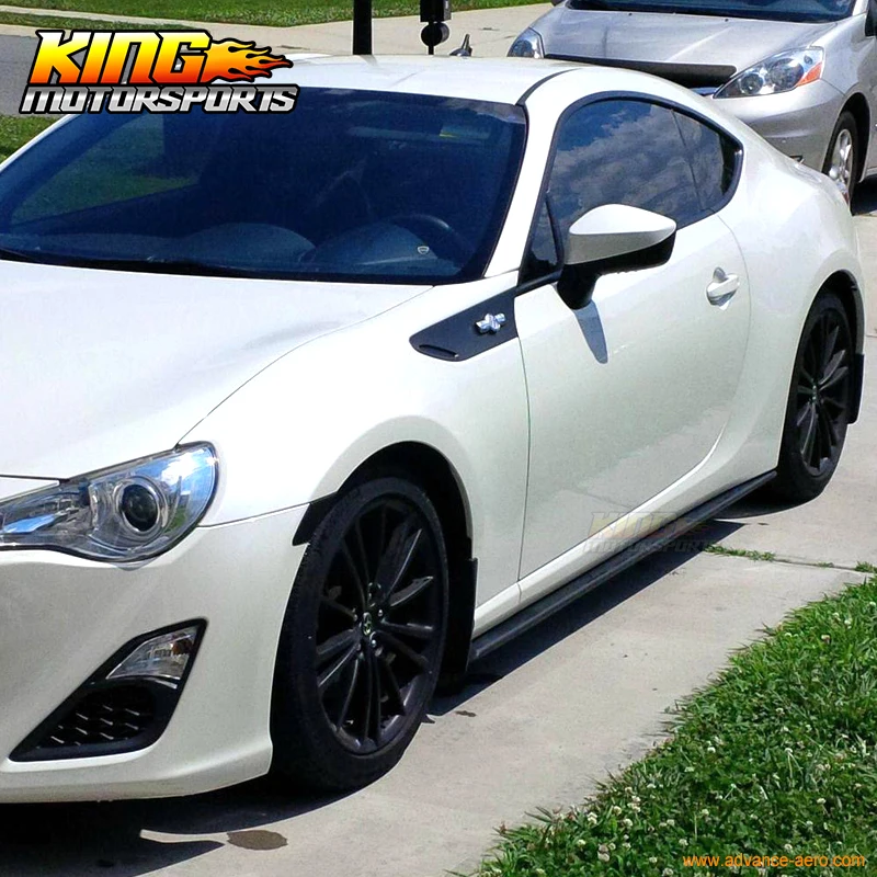 Неокрашенная искусственная кожа для 13 20 FRS Subaru BRZ GT86 FT86 CS style|side skirts| |