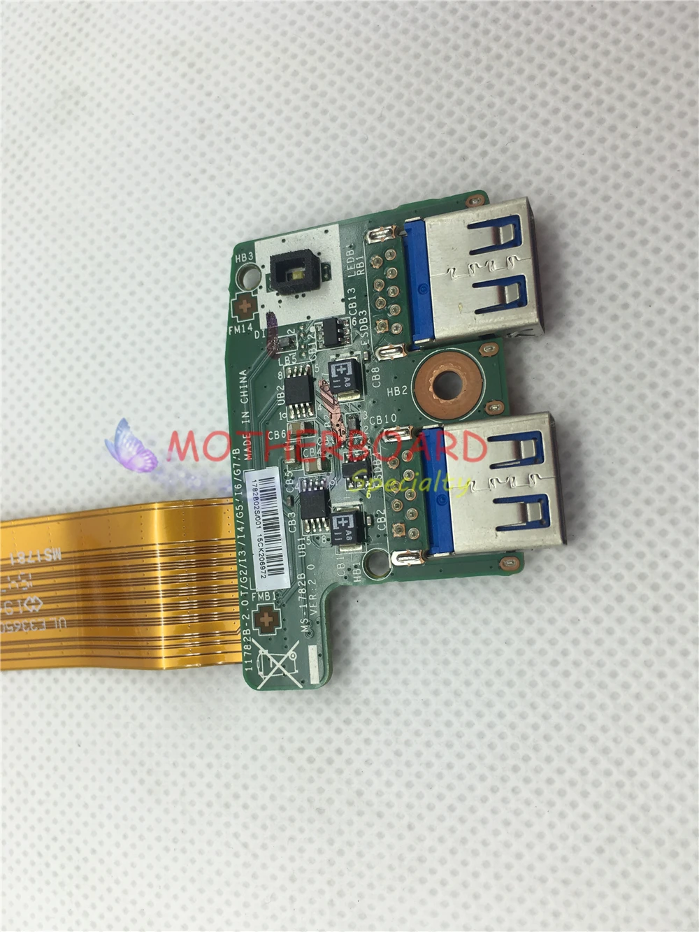 JOUTNDLN для MSI Dominator G Gt72s 6qe Dual USB Port Board Ms-1782b из натуральной кожи | Компьютеры и офис