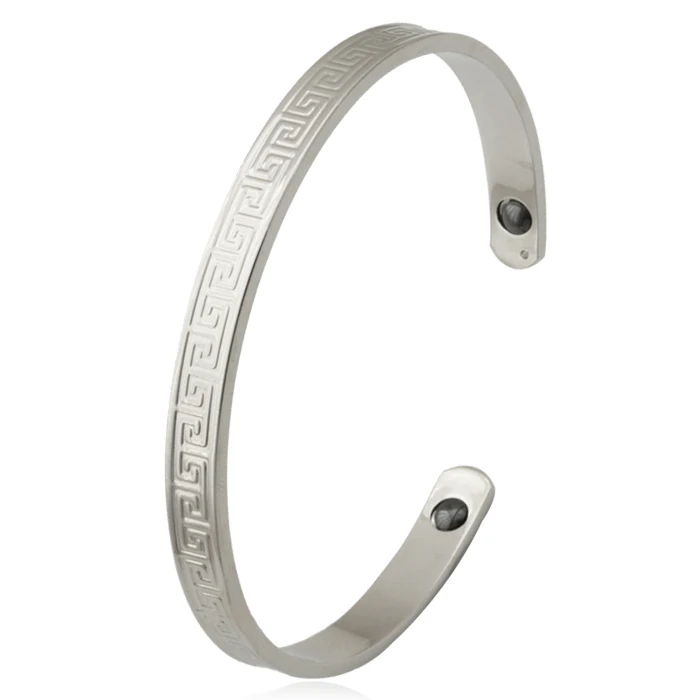 Модный мужской браслет золотого цвета с магнитной энергией турмалиновый магнит