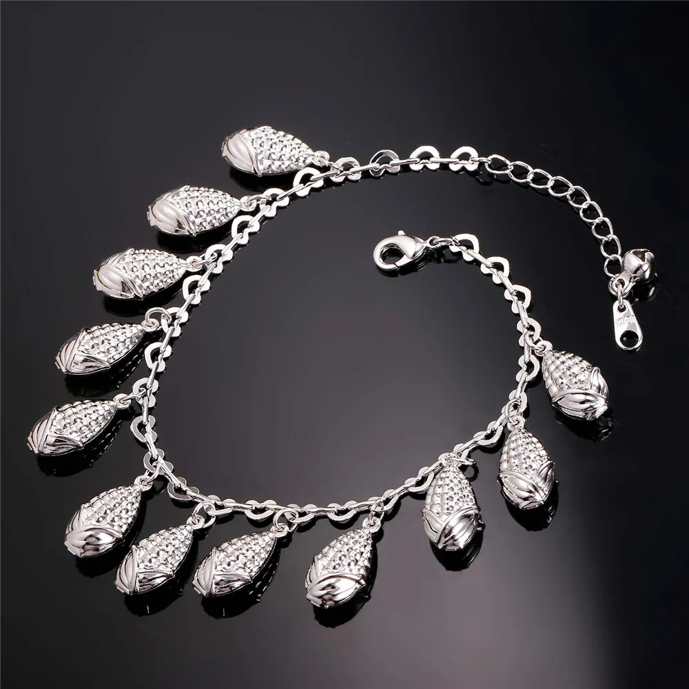 Браслеты для ног Kpop женские анклеты с кукурузой цвет золото/серебро модные