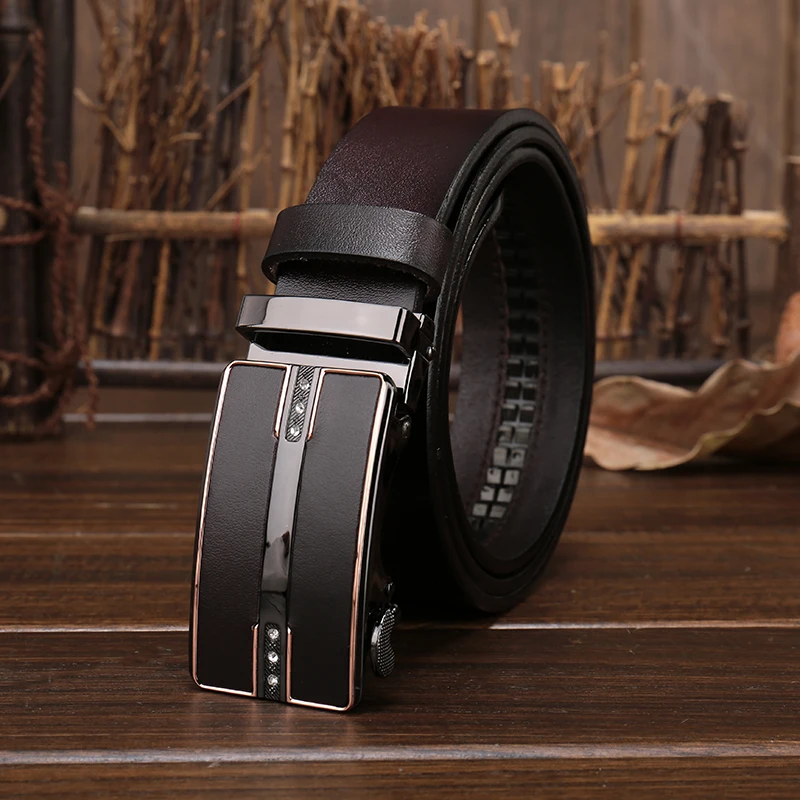 Дизайнерские мужские ремни высокого качества из натуральной кожи модные