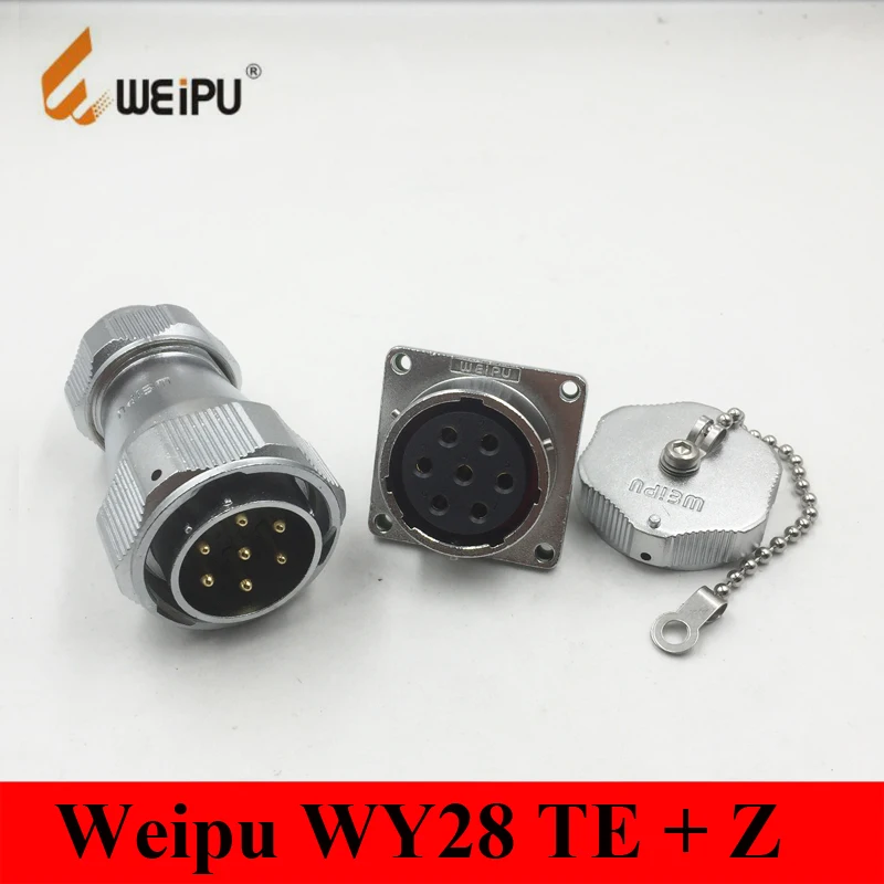 Оригинальные разъем WEIPU WY28 2 3 4 7 10 12 16 17 20 24 26 Pin IP67 TE зажимной кабель штекер женский