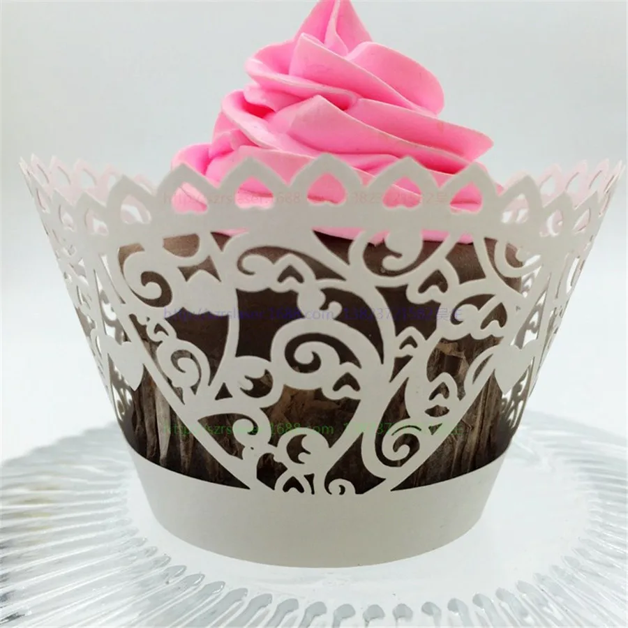 120 шт. лазерной Бумага cakecups Кружево торт аксессуар DIY выпечки кекс обертки для