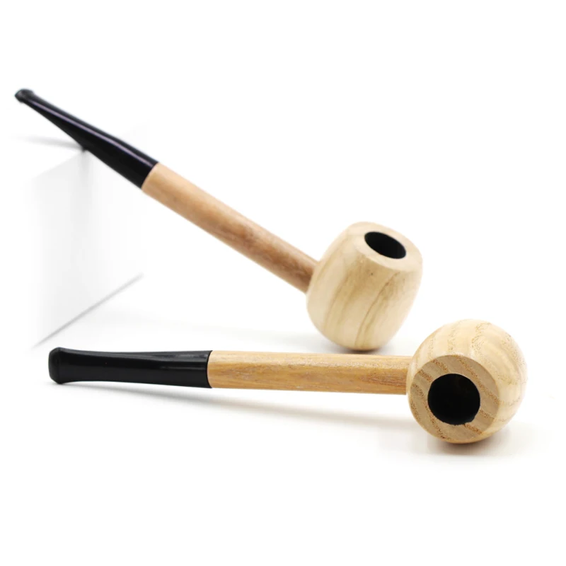 

Simple and beautiful sandalwood tobacco pipe, new wood and plastic tobacco pipe, the latest portable tobacco pipe
