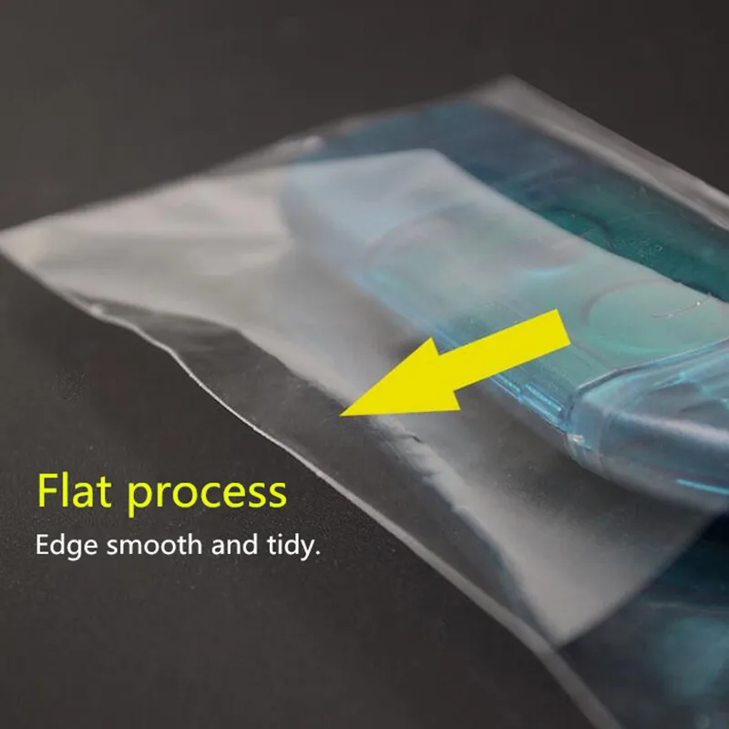 1000 шт. 5*7 см прозрачные самоклеящиеся перезаряжаемые полипропиленовые