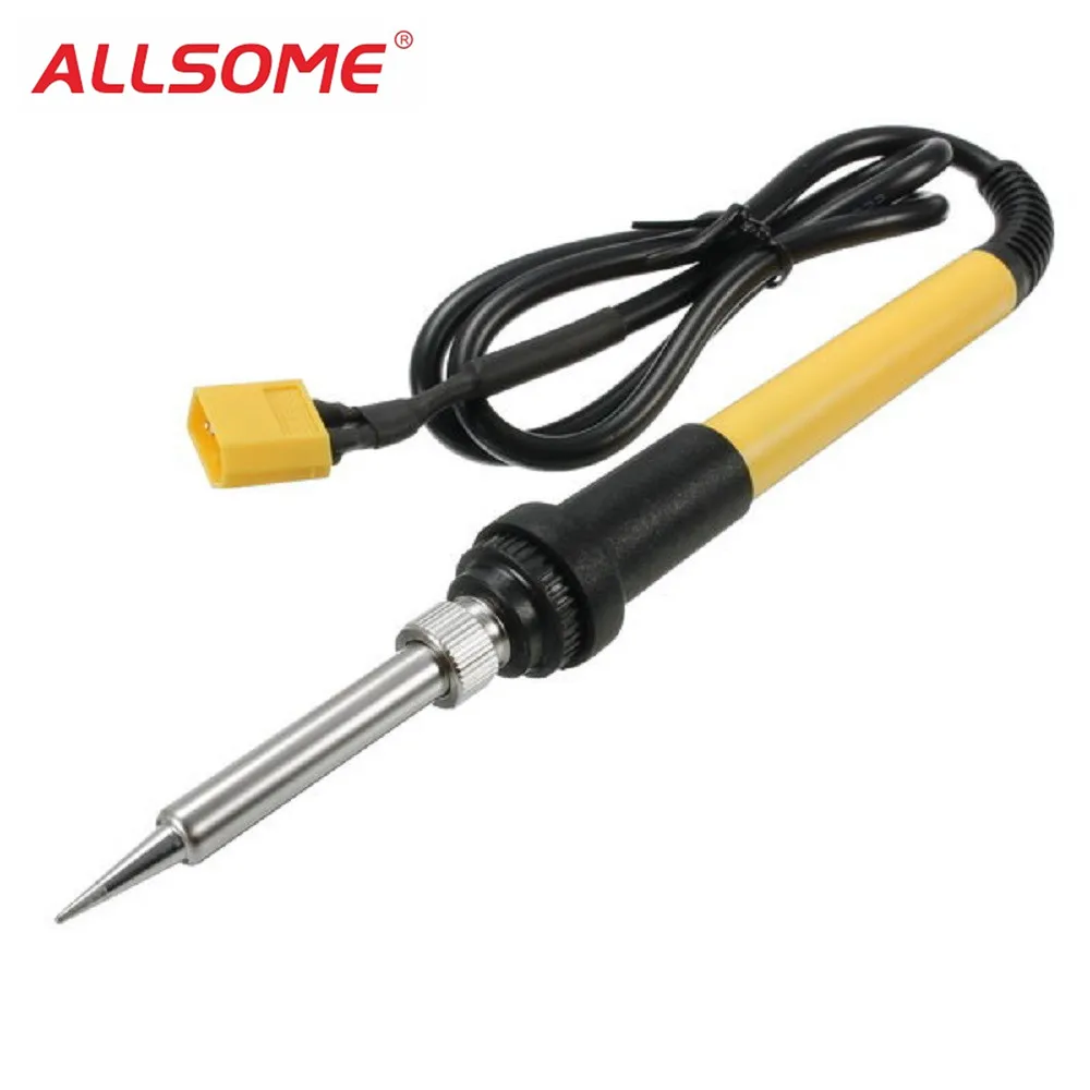 ALLSOME 12V 30W 23MM ручной паяльник низкого напряжения с штепсельной вилкой XT60 для