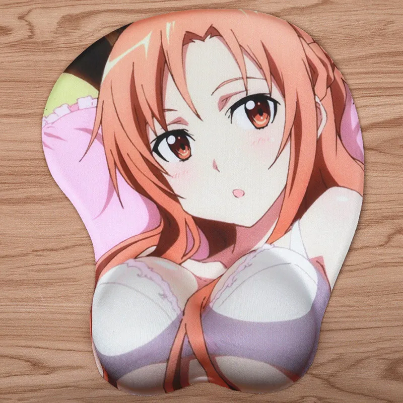 Сексуальный 3D-коврик для мыши FFFAS модный коврик геймеров игровой Yuuki Asuna аниме ПК
