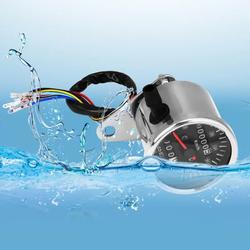 Digital 12V Universal Motorcycle Speedometer Odometer Tachometer Gauge fuel meter LED Indicator | Автомобили и мотоциклы
