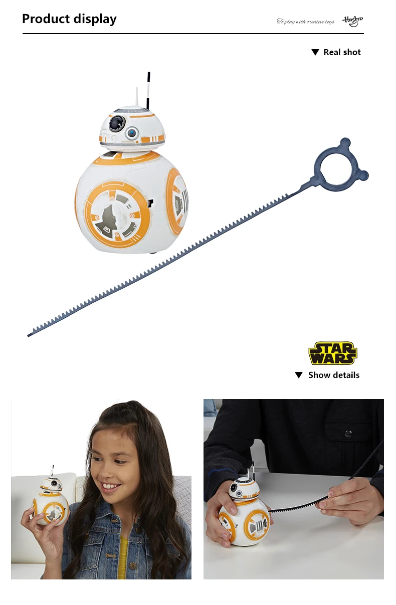 Hasbro Звездные войны последний джедай Рип н Го BB-8 Звездные войны Battlefront BB 8 игрушки Kylo Ren Droid межгалактический герой для детей