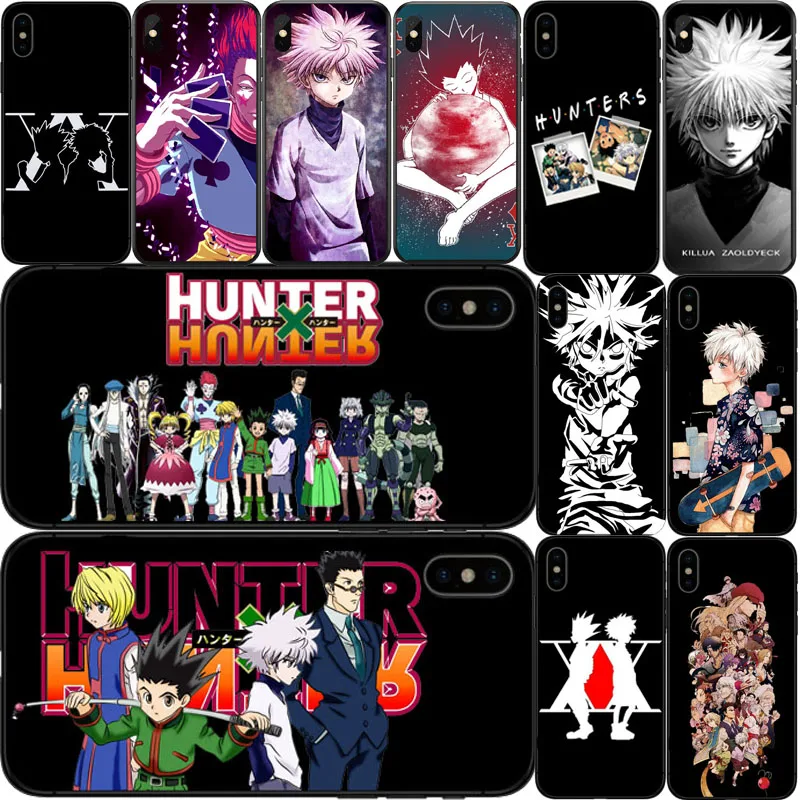 Аниме Hunter X hunter 3 корпус под плетенную сумку Caso de телефоны para A мака iPhone 8 7 6 Plus 12 11 Pro