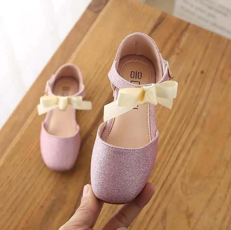 2019 сезон весна-лето детская Праздничная обувь для девочек на плоской подошве