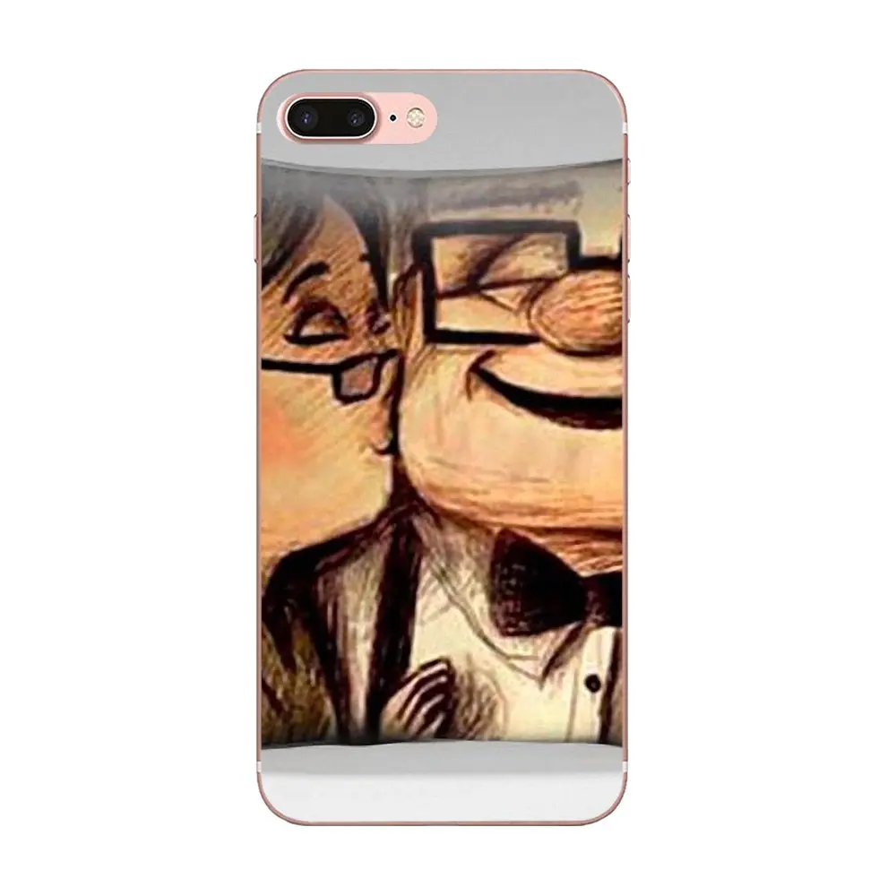 as picture На шнуровке с рисунком из мультика Карл и Элли для Galaxy Alpha Core Note 2 3 4 S2 A10 A20 A20E A30 A40 A50 A60 A70 M10 M20 M30 ТПУ стиль уникальный - Цвет: as picture