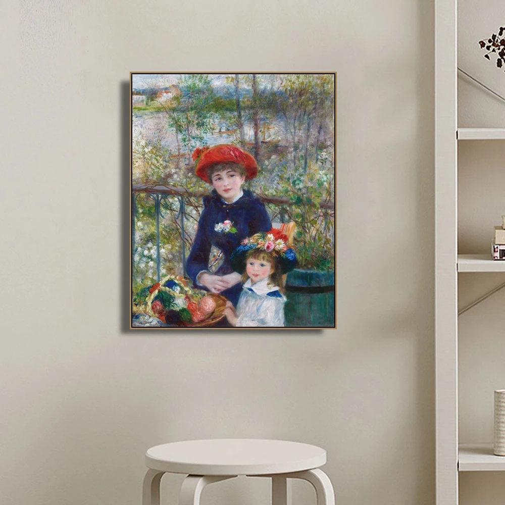 Картина две сестры на террасе | Дом и сад