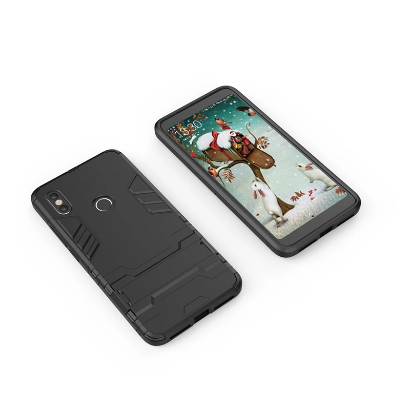 Чехол-держатель для телефона Xiaomi Redmi S2 чехол Противоударная броня мягкий ТПУ