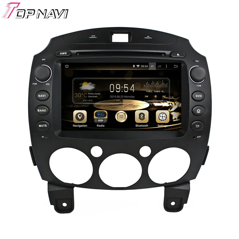 Topnavi 8 ''Восьмиядерный 4 ГБ Android 6 0 Автомобильный видео плеер Авто аудио DVD ПК