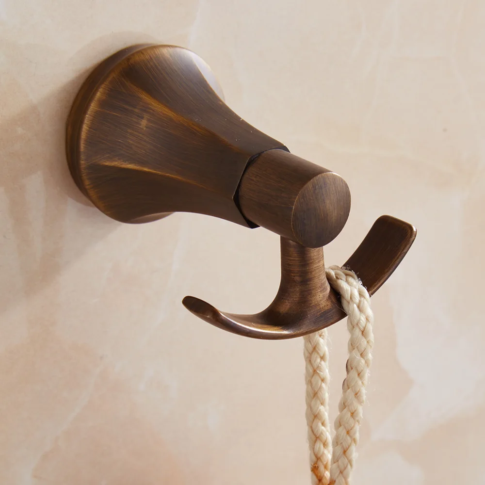 Роскошный Золотой тканевый крючок антикварный для халата из нержавеющей стали