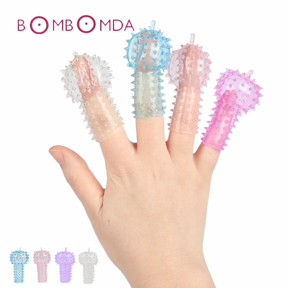 Флирт Пальчиковый рукав вибраторы Женская мастурбация Стимуляция клитора