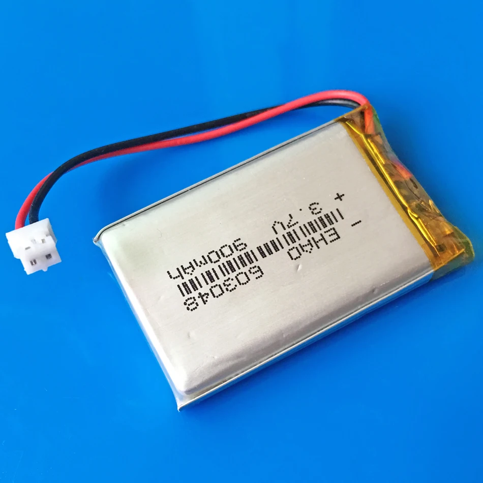 10 шт. 3 7 V 900mAh 603048 lipo полимерная литиевая аккумуляторная батарея JST 2 0 мм для MP3 GPS DVD