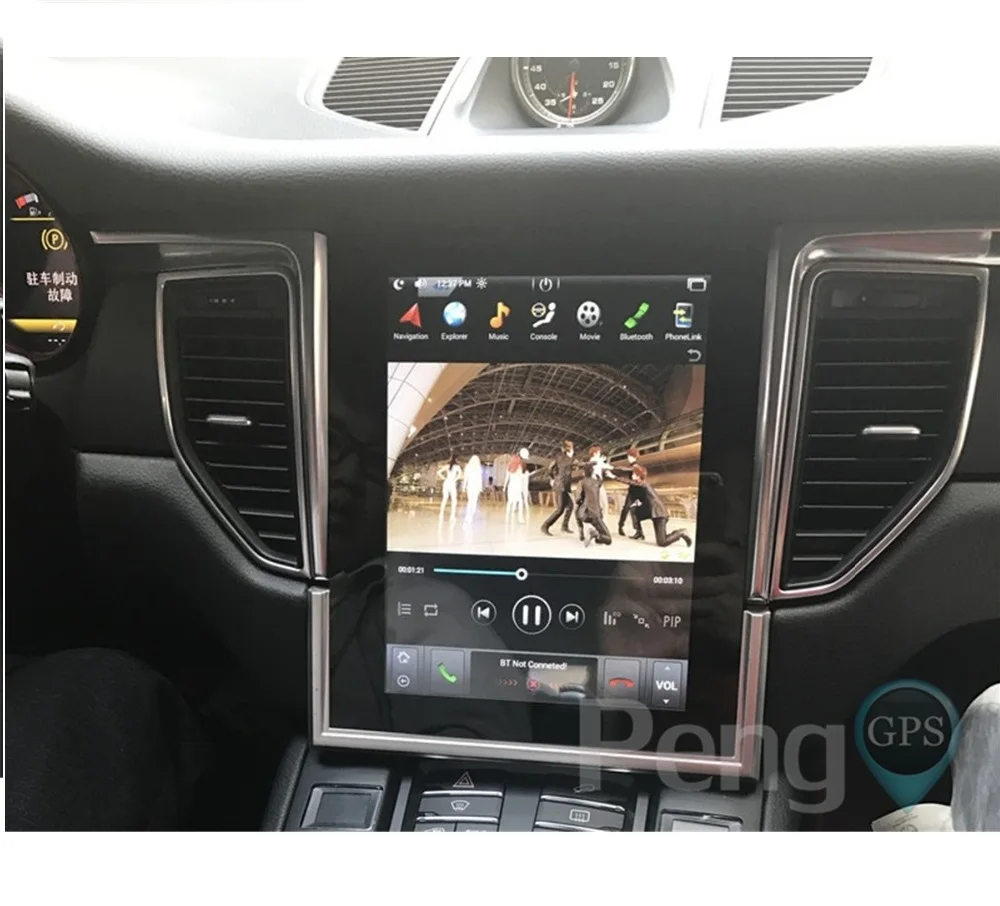 車のgpsナビゲーションdvdプレーヤーステレオラジオテレビポルシェmacan 17 18アンドロイドヘッドユニットテスラスタイル10 4 Ipsスクリーンミラーリンクobd Tpms Usb 51 Off
