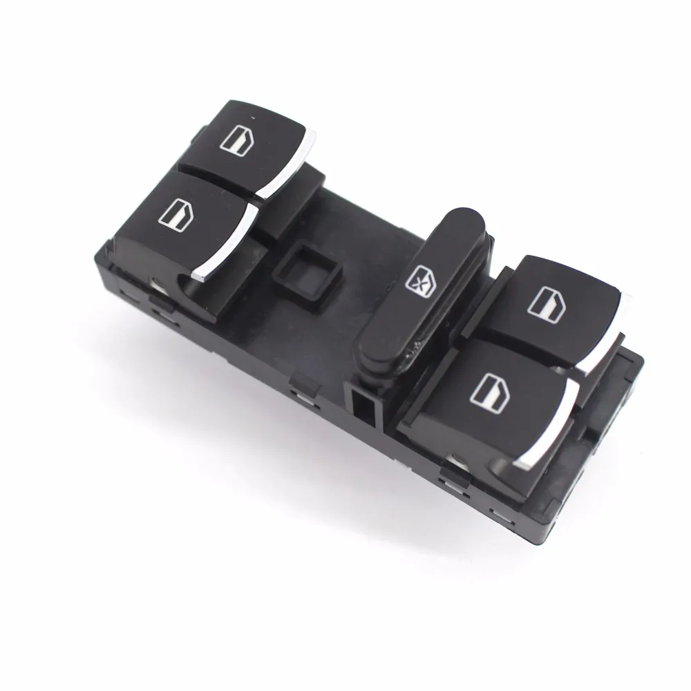 6PCS Chrome Window Headlight Mirror Switch Set for VW Passat B6 CC Golf Jetta |