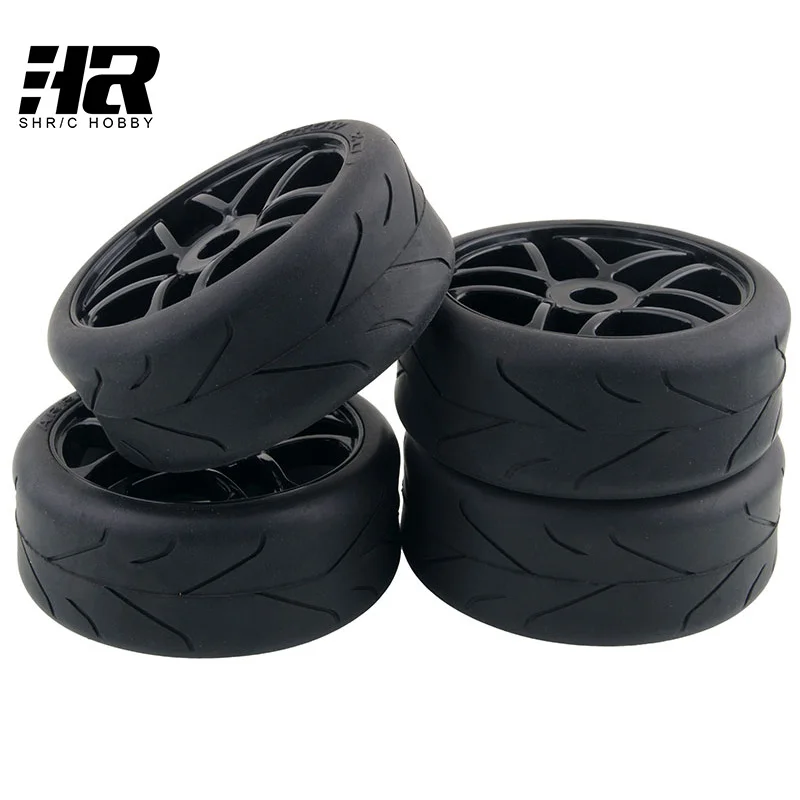RC автомобиль 1/8 HSP хип колеса 17 мм шестигранные ступицы шины Набор шин и обода