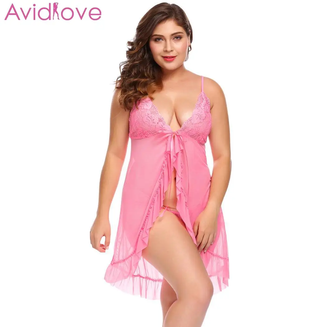 Avidlove женское сексуальное нижнее белье больших размеров костюмы открытая спереди