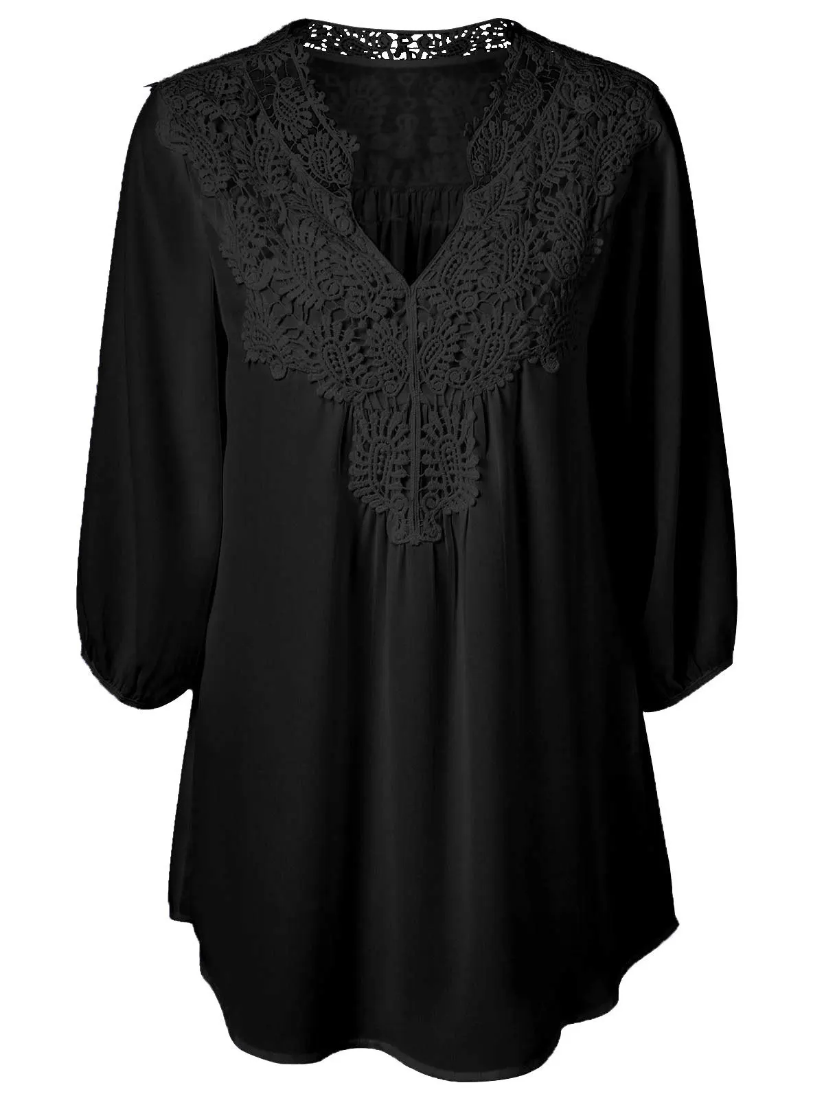 

5XL Plus Size Tops Women Chiffon Blouse Shirt Lace Up Blouses V neck Loose Blusas Work Ladies Clothes Tunic Spring