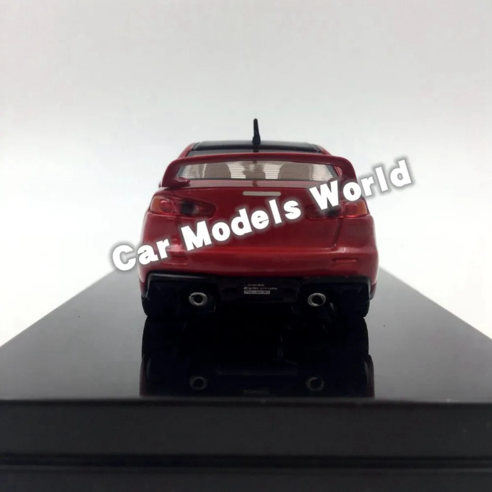 Литая модель автомобиля Tarmac модель автомобиля для Lancer EVO X Evolution Final Edition(красный) 1: 64