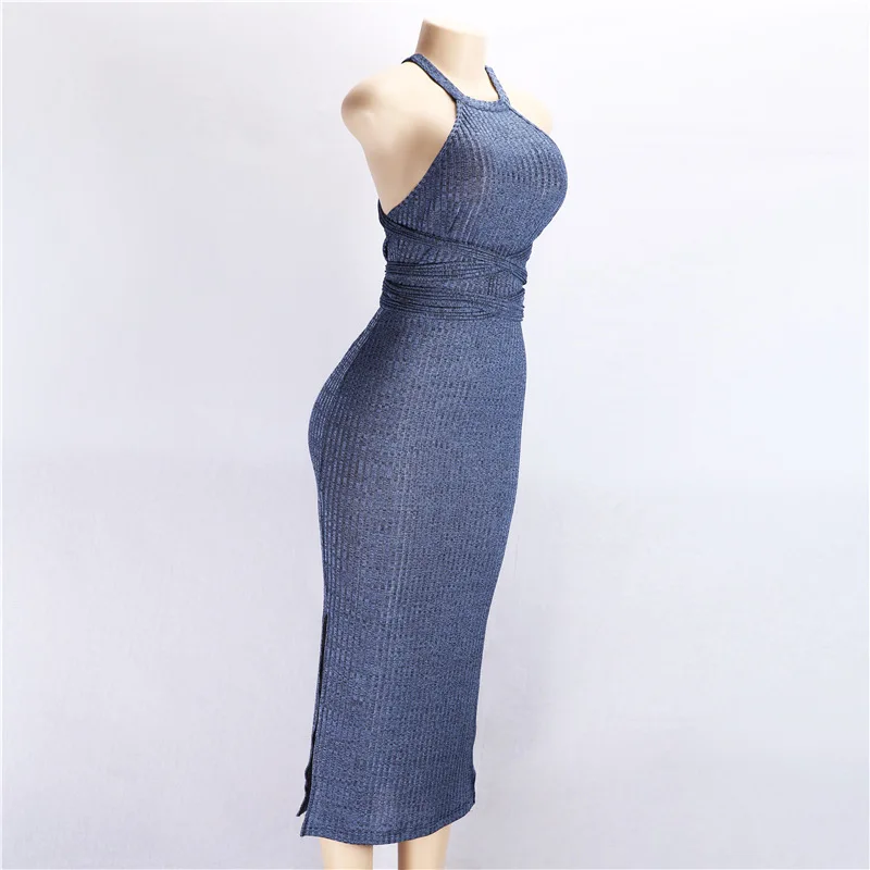 Элегантное праздничное платье с круглым вырезом Тонкий Bodycon Vestido рукавов Для