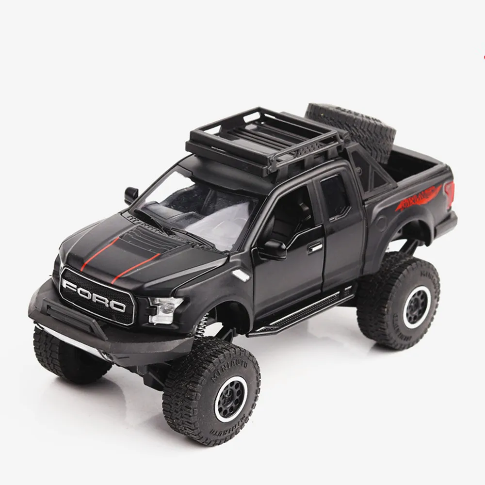 1:32 детские игрушки Ford Raptor Big Foot F150 пикапы металлические игрушечные машинки модель