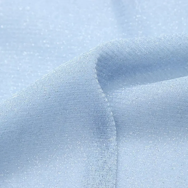 Moda jihan новые женские футболки перспективная сетка Блестящий кроп топы с гофрированной отделкой 3/4 рукав топы футболки Рене блеск Топы И Футболки
