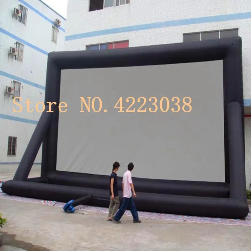 

Free shipping 8m*6m Inflatable Mega Movie Screen Inflatable Outdoor Projector Screen - Movie TV or Music Fun