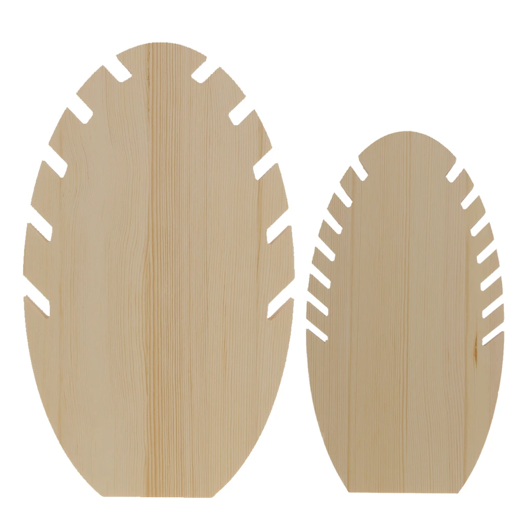 2 шт. деревянные держатели для ювелирных изделий в форме листьев|Упаковка и