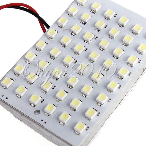 48 SMD 1210 светодиодный Панель холодный белый автомобиль авто Купол Карта