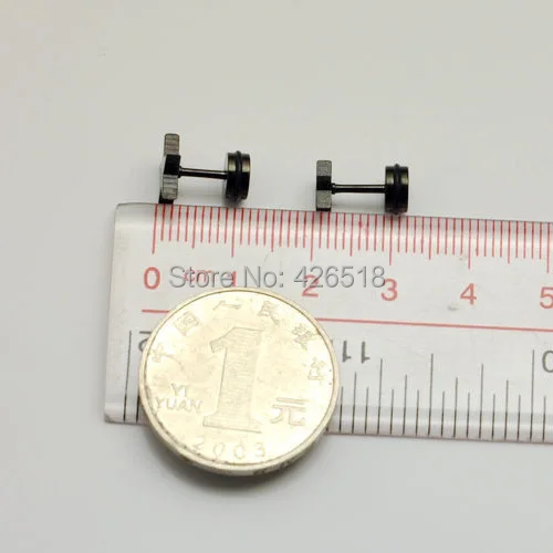 Мужские серьги-гвоздики в стиле панк из титановой стали с пятиконечной звездой