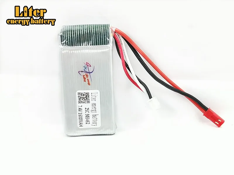 7 4 V 1600mAh 903462 25c литиевая WLtoys V913 L959 L202 Yi TY923 Huajun HJ817 HJ816 Lipo батарея lipo v 2s | Электроника